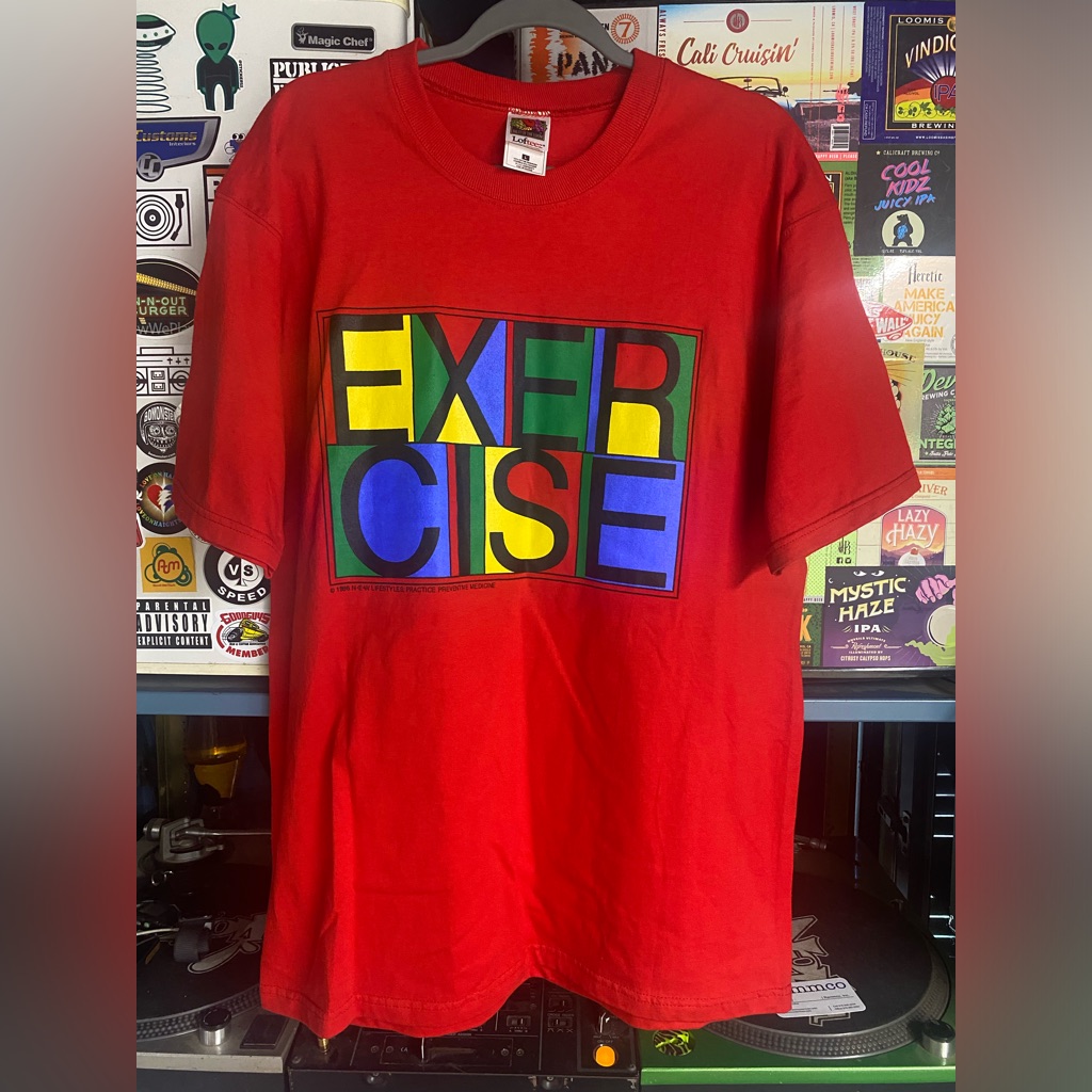 Vintage 1996 Exercise Tee